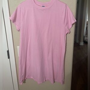 Old Navy Pink T-Shirt Dress
